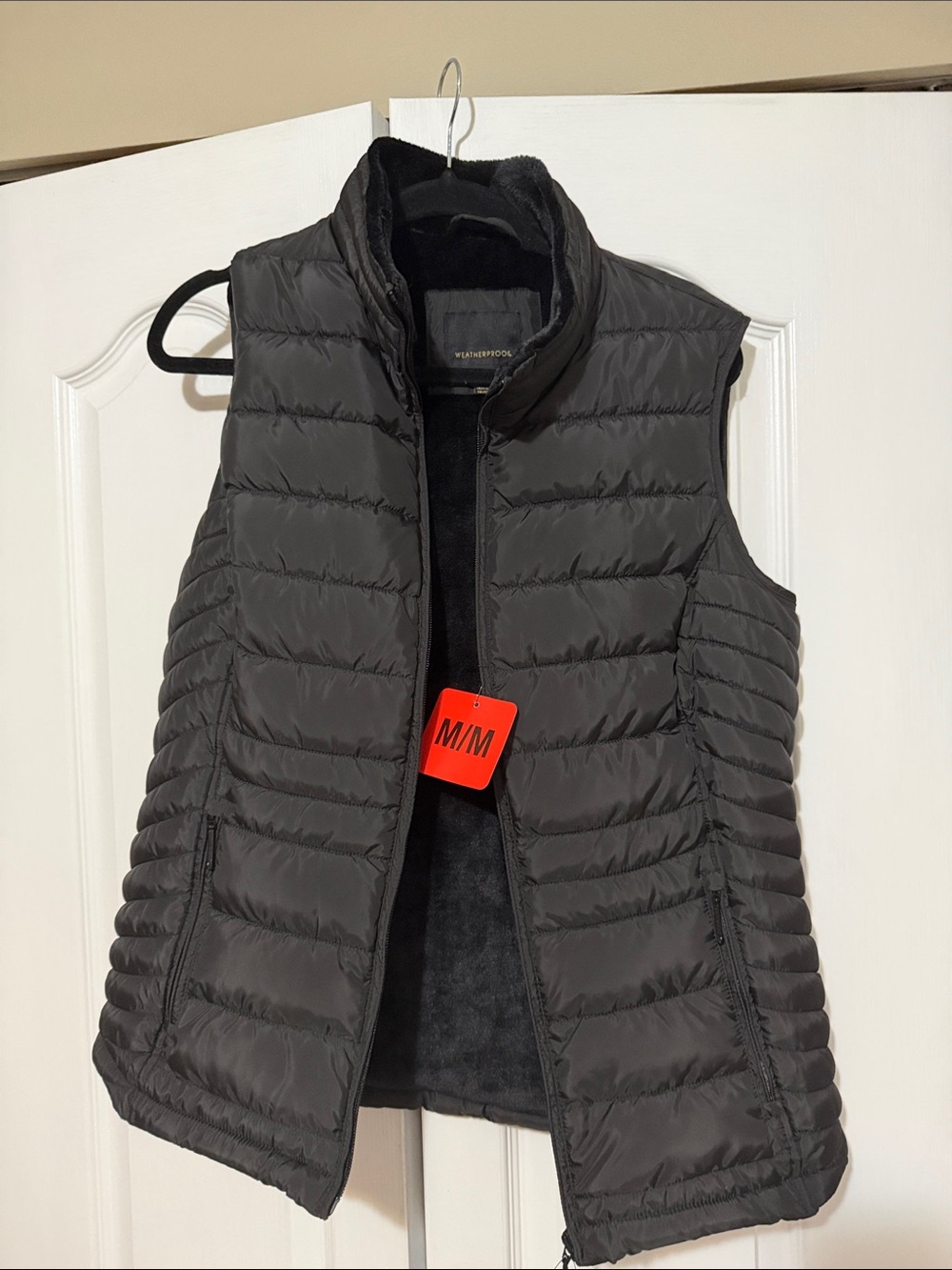 Weatherproof Black Quilted Puffer Vest - M/M NWT